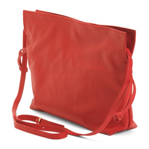 MARLON Made In Italy Leather Candy Closure Shoulder Bag - Picture 3 of 4